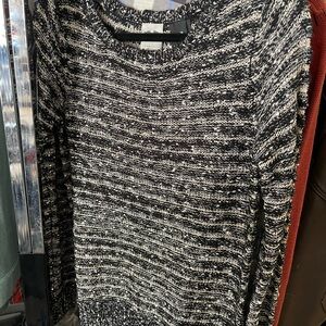 Harley-Davidson Black and White Sequin sweater